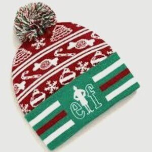 NWT Old Navy Elf knit pom pom cat unisex one size